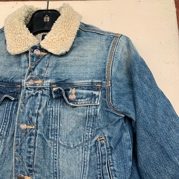 GAP DENIM & SHERPA JACKET - Picture 8 of 11
